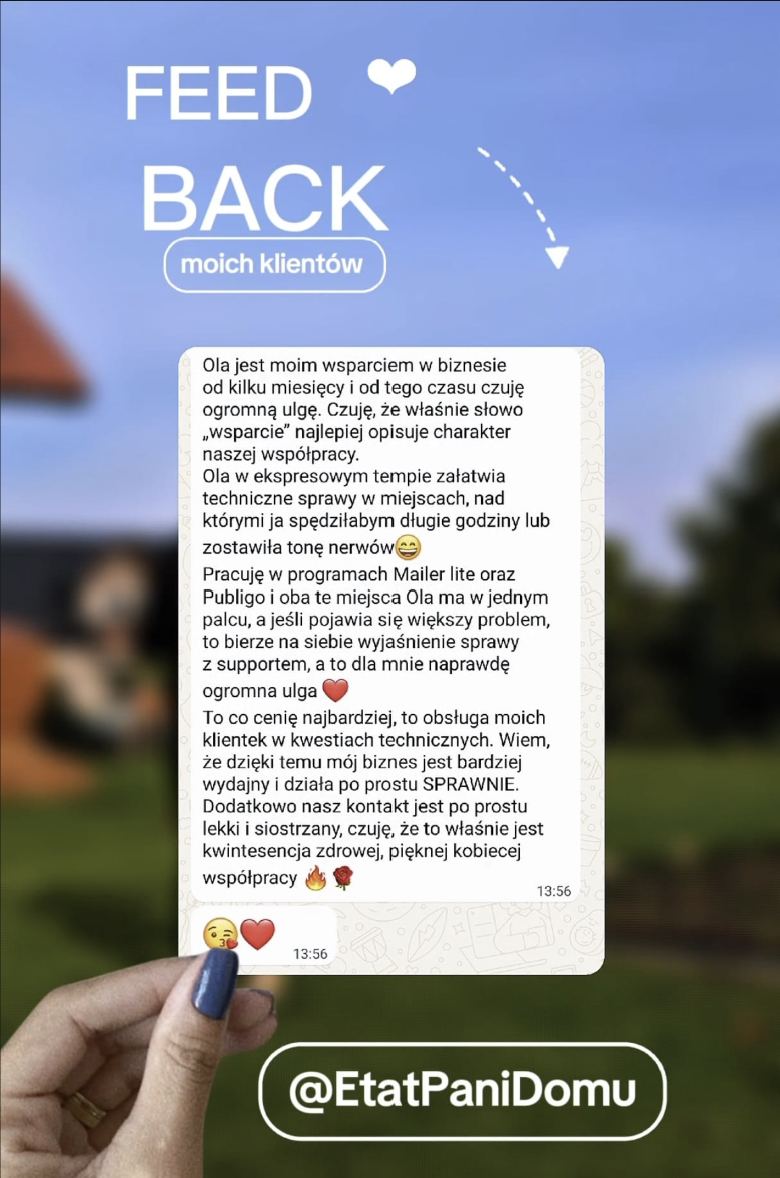 Opinia klientki